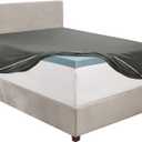 Hearth & Harbor Extra Deep Pocket Full Fitted Sheet, Grey Full Size Sheet, 1800 Microfiber Sheet, Ultra Soft Full Bed Sheet Fits up to 24 Inch Mattress (08 - Charcoal Grey)