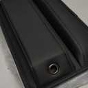 Premium Leather Car Seat Gap Filler Organizer (0.2-1.2" Gaps), Clever Gifts for Car SUV Truck Owners (Black, 2 Pack)