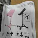 Tattoo Arm Rest Legrest Bracket - Heavy Tattoo Armrest Stand H Base Stability Strongly Non-Slip, Thicken Soft Sponge Pad, Portable Hand Rest Stand Arm Support Tattoo Furniture for Artist (Black)