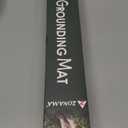 Amradield Grounding Mat 24"x16" Conductive Earthing Pad with 15ft Cord Tester Pen, Reduce Pain Inflammation Improve Sleep, Non-Slip Bottom, Portable Grounding Pad for Feet Desk Home Office Wellness