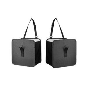2 Pack Collapsible Foldable Car Trash Can, Hanging Waterproof Leakproof Can (3 Gallons)