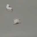 Delamu Cord Hider, 157in Wire Covers for Cords on Wall, Premium Cable Hider Cord Covers for Wires, Cable Management Wire Hiders for TV, Cable Raceway Kit, W0.95 H0.55in, White