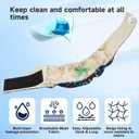 Male Dogs Diapers Belly Bands(4Pack), Washable Reusable Male Boy Doggy Wraps Panties for Doggie Puppy Pooping Potty Training Incontinence Marking Paal para Perro Small