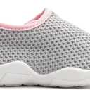 GUBARUN Toddler Boys Girls Sneakers Kids Lightweight Tennis Shoes Breathable (Grey Pink)