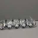 Dseap Wall Mounted Coat Rack - 5 Tri Hooks, Heavy Duty, Stainless Steel, Metal Coat Hook Rail for Coat Hat Towel Purse Robes Mudroom Bathroom Entryway (White & Black, 2 Packs)