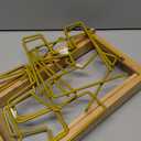 Bamboo Pot Lid Organizer Pot Lid Holder, Pot and Pan Organizer Drawer Organizer for Pot Lids, Pans, Cutting Boards & Baking Sheets, Dinner Plates, Reusable Containers in Cabinet Storage