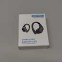 Wireless Earbuds Bluetooth Headphones 80hrs Playback Ear Buds Power Display with Noise Canceling Mic Headsets for Sports/Workout/Running Black