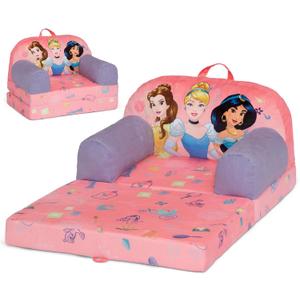 Delta Children - Disney Princess Cozee Buddy Flip-Out Kids Chair, Pink
