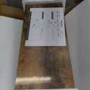 QEEIG Floating Shelves for Wall Bathroom Shelf Bedroom Kitchen Living Room Hanging Book Shelves Small Farmhouse Decor 16 inch Set of 3, Rustic Brown (015-BN3)