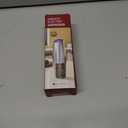 CIRCLE JOY Stainless Steel Graviry Electric Pepper Grinder Automatic Salt Grinder Pepper Griner Mill Electric, Battery Operated, LED Light, Adjustable Coarseness, for Home Kitchen BBQ, Silver