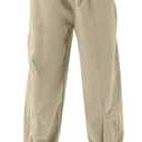 Gogokids Boys Girls Hiking Pants Waterproof Cargo Pants Quick Dry Athletic Pants Lightweight Casual Outdoor Camping for 4-12Y (Beige)