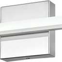 Modern LED Vanity Lights for Bathroom 1 Pack 16IN 9W Daylight White Chrome Bathroom Light Fixtures Lights Over Mirror Vanity Lighting Fixtures Vanity Light