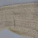 meioro Crochet Lace Table Runner, 12x56 Inch Boho Cotton Table Runners with Tassels, Rustic Farmhouse Table Decoration 56 Inches Long, Mesh Woven Table Decor for Wedding Bridal Shower Party (12"W X 56"L)