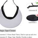 Sun Visor Hats Women Large Brim Summer UV Protection Beach Cap