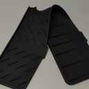 Silicone Faucet Mat for Kitchen Sink Suitable for Kitchen Bathroom Tool Drip Protector Splash Countertop Gift Silicone Faucet Water Catcher Mat (Black)