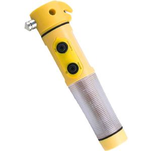 Multi-fuction Car Hammer Car Emergency Window Breaker and Seatbelt Cutter Car Escape Tool with Flashlight and Beacow Light
