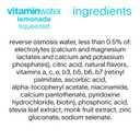 vitaminwater Zero Sugar Squeezed Lemonade Nutrient Enhanced Flavored Water Beverage, 20 fl oz Bottles, 12 pack (EXP 11/16/26)