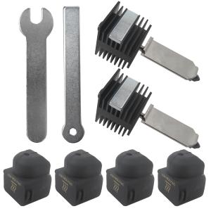 2 Pack 0.4MM Hardened Steel Nozzle Replacement w/4PCS Silicone Cover Sock Replacement for A1 Mini and A1 3D Printer-Easy to Install by YTXXDEUS