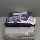 DONAMA Cervical Pillow for Neck and Shoulder,Contour Memory Foam Pillow,Ergonomic Neck Support Pillow for Side Back Stomach Sleepers with Pillowcase (Queen Size 24.8"Lx14.96"Wx5.51"H, Light Grey)