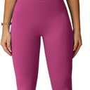 QBGJTD Womens Workout Sets Two Piece Cross Back Tank Top Matching High Waist Leggings Sets Gym Outfits Work Out Clothes (Medium, Colorblock Rose Red)
