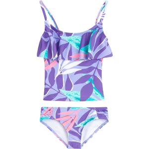Kanu Surf Girls' Charlotte Flounce Tankini Beach Sport 2-Piece Swimsuit (6, Liana Purple)