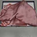 Kaome 100% Mulberry Silk Bonnet for Sleeping Women, 22 Momme Double Layer Silk Hair Wrap, Non-Slip Sleep Cap with Adjustable (Pink)