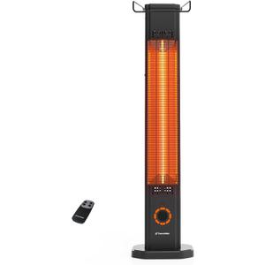 ThermoMate 1500W Electric Patio Heater, Black