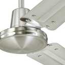 Westinghouse Lighting 7861400 Industrial 56-Inch Indoor 3 Blade Ceiling Fan in Brushed Nickel, Steel Blades, Wall Control