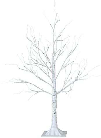 Birch Tree Lighted by Liberty Lifestyle, Fairy Spirit Warm White Tabletop Light up Tree Lamp, USB and Battery Powered Timer Artificial Branches Tree Decoration Home Party Festival Holiday