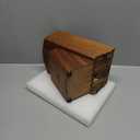 ENOKING 15 Slots Universal Knife Block, Acacia Wood Knife Block without Knives, Knife Holder for Kitchen Counter- Wider Angled Openings for Keeping Knives Sharp