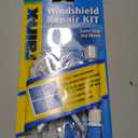 Rain-X 600001 Windshield Repair Kit - Quick and Easy Durable Resin Based Windshield Repair Kit for Chips and Cracks, Good for Round Damage Below 1" in Diameter and Cracks Smaller Than 12" in Length