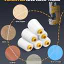 Hanchen Heavy-Duty Sewing Thread Spool, 6-Stranded Chemical Fiber Sealing Industrial Packing Synthetic Fiber Stitching Thread Spool for Bag Sewing Closing Machine, Pack of 6 Roll