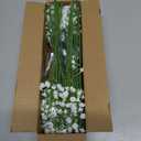 40 Pcs Real Touch Baby's Breath Artificial Flowers, White Fake Flowers Baby Breath Flowers Artificial Bulk with Stems Decorations for Vase Wedding Party Garden Home Decor Centerpiece Arrangements