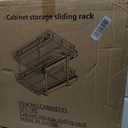2-Tier Kitchen Cabinet Pull Out Shelf and Drawer Organizer Slide Out Pantry Storaqe Basket in Multiple Sizes (21" W x 21" D,)
