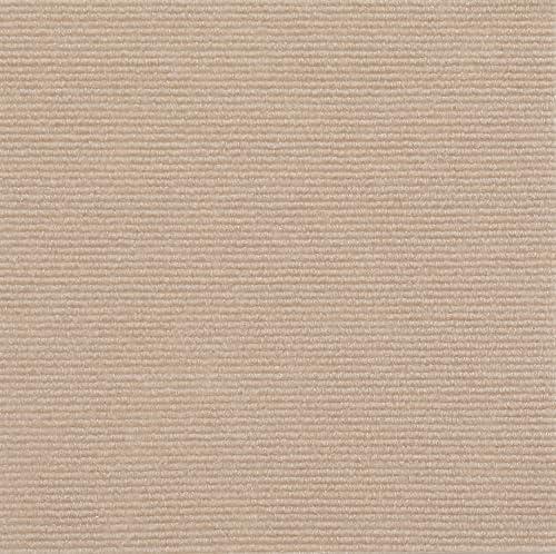 12x12 Inch Peel and Stick Carpet Tiles with Soft Pad, Self-Adhesive Removable Floor Squares for Bedroom, Office, Rental, Easy DIY Installation (30, Camel)