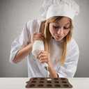 2 x Fewo 5 Pack Flower Chocolate Molds Set - BPA Free & Non-stick Silicone Tray for Hard Candy Gummy Keto Fat Bomb Jello Ice Cube Small Soap (16 Shapes, Rose, Daisy, Sakura, Sunflower, Tulip, Etc)