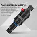 Bike Rear Shock, Air Pressure Shock Absorbers, 125/150/165/190/210mm, 20/30/35/50/60mm Travel, Hydraulic Rear Suspension Shock for Mtb/e-bike/Folding (150 * 30mm)