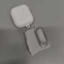 Ljusmicker for AirPods 4 Case 2024 with Cleaner Kit,Soft Silicone Protective Cover for Apple AirPods 4th Generation Cases for Women Men,AirPod 4 Case Accessories with Keychain-White