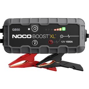 NOCO Boost GB50: 1500A UltraSafe Jump Starter  12V Lithium Battery Booster Pack, Portable Jump Box, Power Bank & Jumper Cables - for 7.0L Gas and 4.5L Diesel Engines