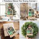 2 x Hanukkah Gifts 2025, Jewish Gifts for Women, Men, Double Layers Hanukkah Wooden Ornament for Jewish Christmas Decorations, Unique Chanukah Gift for Friends, Neighbors, Mom, Dad