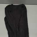 PRETTYGARDEN Women's Tops 2026 Spring Fashion Long Sleeve Crewneck Blouse Fitted Textured Basic Knit T Shirt Y2k Clothes (Medium, Black)