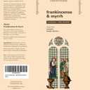 Calmveda Church Frankincense and Myrrh Incense - 80 Sticks, Charcoal Free, Handmade from Upcycled Flowers, Spiritual Healing Incense