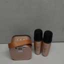 Mini Karaoke Machine for Kids Adults, 2026 TOP Birthday Gifts for Girls 3,4,5,6,7,8+Year Old Toddler Toys, Portable Bluetooth Speaker with 2 Wireless Karaoke Microphones Player Valentine Gifts(Rose)