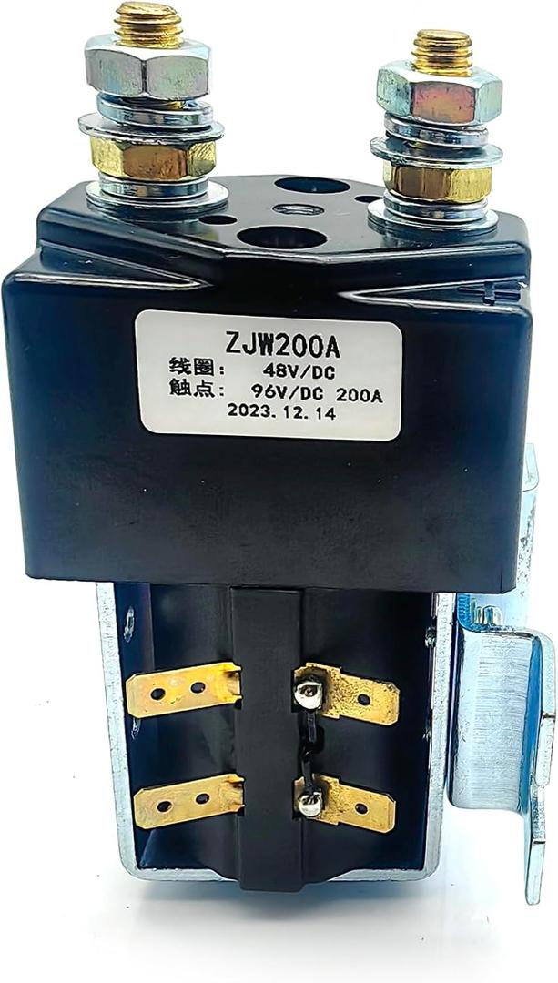 New Heavy Duty High Amp Solenoid 200A 48V SW180B Compatible with Curtis Golf Cart SW180B Albright