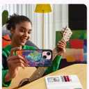 LUMARKE Designed for iPhone 15 Plus Wallet Case - Detachable Flip Folio Cover - RFID Blocking 4 Card Slots Holder - Leather Magnetic Kickstand - Protective Phone Case 6.7",ful Painting