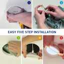 Leviton 6 in. Round Adjustable Slim Downlight, 1100 Lumens, 5 CCT Color Selectable 2700K-5000K, Dimmable, DAR60-S1W