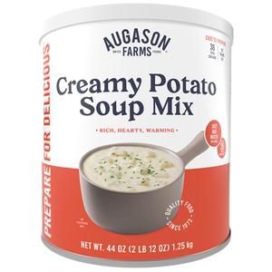 Creamy Potato Soup Mix Emergency Food Supply, 36 Servings, 25 Year Shelf Life, No Trans Fat - Dehydrated Meals, Survival Food Camping Essentials Can (EXP 07/02/26)