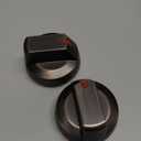 DG64-00473B Upgraded Samsung Stove Knobs Black Stainless Steel, Samsung Gas Stove knobs Oven knobs Replacements Compatible NX58M6850SG, NX58J7750SG, NX58J5600SG, NX58K7850SG (5Pack)