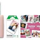 FUJIFILM Instax Mini Link 2 Smartphone Printer Bundle 2025 - Soft Pink