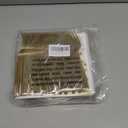 WXLDGHQ White and Gold Paper Plates Napkins Party Supplies,Disposable Gold Dot Paper Dessert Plates,105 PCS Birthday Plates and Napkins Party Supplies for Wedding(Serves 35 Guests 7")